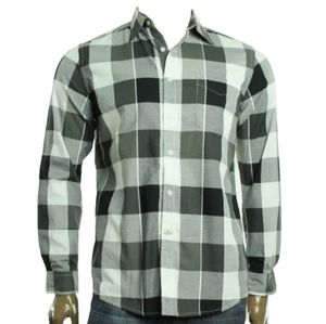 Club Room Unisex Plaid Long Sleeve Button-Down Shirt | EUC